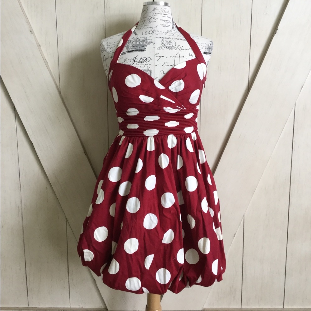 ❤️🌺 Jessica Simpson Polka Dot Balloon Dress 🌺❤️